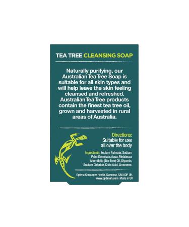 Australian Tea Tree Cleansing Soap 90g | Natural Skin Care | International Shipping Available - Buy Online on GoSupps.com