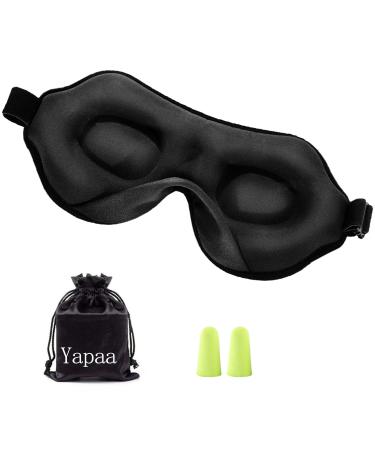 HYNG Eye Mask Sleeping Mask for Men Women 3D Contoured 100% Light Blocking Sleeping Mask & Blindfold for Travel Nap Yoga