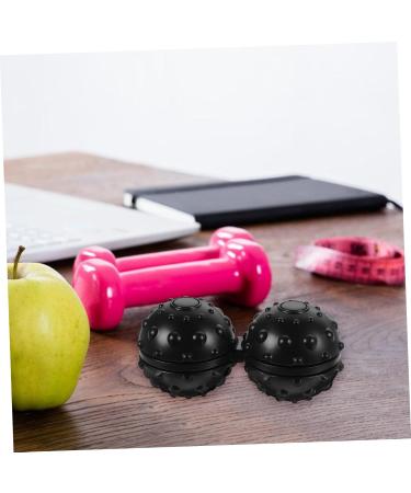 Clispeed 2ST Yoga Balls & Peanut Massage Balls - Black Trigger Point Roller for Deep Tissue Relief - Buy Online on GoSupps.com