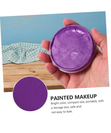 Violet Water Soluble Face & Body Makeup Kit - Perfect for Halloween Parties - Colorful Halloween Accessories - Buy Online on GoSupps.com