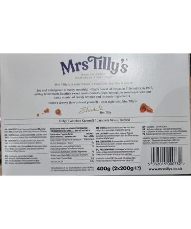 Mrs Tilly's Original Scottish - Fudge - 400g - Buy Online on GoSupps.com