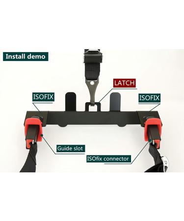 MASO Universal Car Child Seat ISOFIX Mounting Kit - Seat Belt Connector Restraint Anchor - Buy Online on GoSupps.com