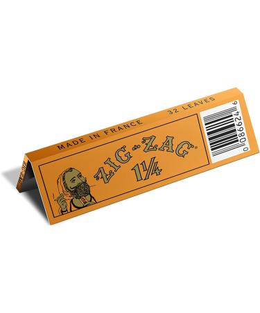 ZIG-ZAG French Orange 1 1/4 Rolling Papers - 6 Booklets - Buy Online on GoSupps.com