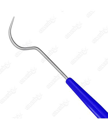 SRV HUB 4-Part Dental Care Set | Blue Oral Cleaning Tools Dental Pick Spiegel Tongue Cleaner & Toothbrush | Travel-Friendly Dental Kit - Buy Online on GoSupps.com
