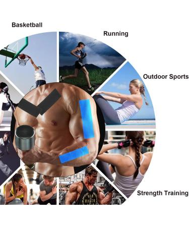 Kinesiology Tape - 6 Rolls Set Lychee Elastic Therapeutic Sports Tape for Shoulder Knee Elbow Pain Relief Latex Free Water Resistant Breathable 2" x 16.4 feet Per Roll (Light Blue) - Buy Online on GoSupps.com