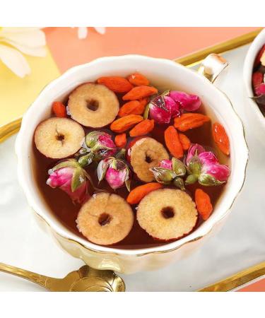 Black sugar ginger jujube tea 290g Brown sugar ginger tea Goji berry Old ginger black sugar tea Guiyuan Drink Tea Bags - Buy Online on GoSupps.com