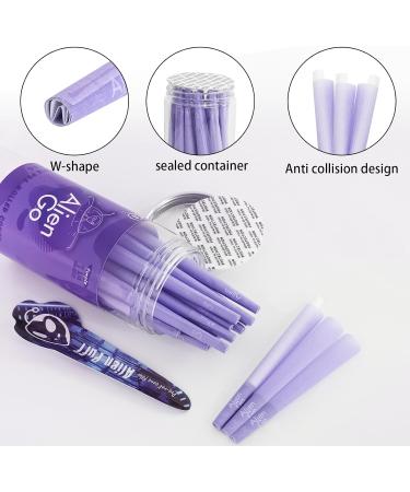 1 1/4 Size Pre Rolled Cones 84mm Cones Premium Rolling Papers 50 Packs Cones With Tip Tobacco Tools Suitable For Travel Home Sharing Gifts. PURPLE - Buy Online on GoSupps.com