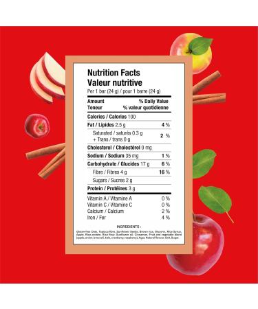 Healthy Crunch Granola Bars 5 x 24g - School Approved - Low in Sugar (Caramel Apple 6 Pack) - Buy Online on GoSupps.com