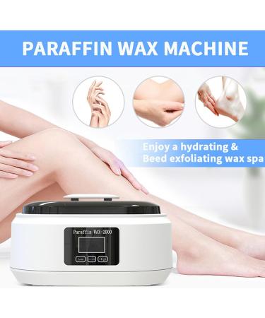FAcoLL Wax Melting Pot Paraffin Wax Bath for Hands and Feet with Temperature Display 3500ML Paraffin Wax Warmer for Heat Therapy Arthritis Hot Wax Therapy White - Buy Online on GoSupps.com