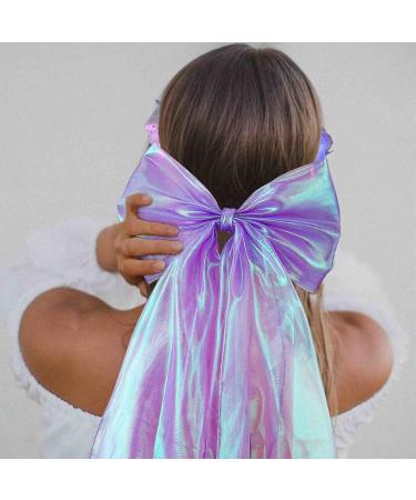 Vakkery Light Up Headband LED Glowing Flower Crown Headbands Bridal Hair Bow Veil Bachelorette Party Decoration Headpiece Wedding Festival Hair Accessories for Women and Girls - Buy Online on GoSupps.com