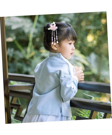 FOMIYES 1 Pair Floral Tassel Headdress Traditional Hair Clips Asian Hairpins Bride Hair Clip Vintage Hair Clips Chinese Hair Accessories Purple Sweet Plastic China Child - Buy Online on GoSupps.com