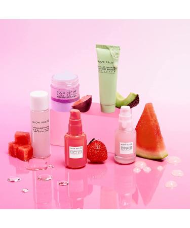 Glow Recipe Mini Travel Size Beauty Essentials Kit - Avocado Cleanser, Niacinamide Serum, Pore-Tight Toner, Salicylic Serum, Hyaluronic Cream (5 Count) - Buy Online on GoSupps.com