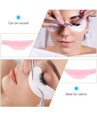 Healeved 4 Pairs Lash Lift Rods Silicone Pads Eyelash Shields for Perm Curls Kits Silicone Eyelash Pads for Eyelashes Makeup Tool Reusable Lash Lifting Pads Pink - Buy Online on GoSupps.com