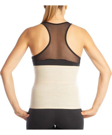 ArmoLine XL Beige Abdominal Binder Post Pregnancy Belly Wrap Postpartum Support - Buy Online on GoSupps.com
