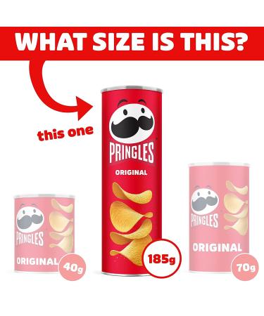 Buy Pringles Original 8 x 185g | Irresistible Snack Classic - Crispy Chips with Salt | International Shipping Available - Buy Online on GoSupps.com