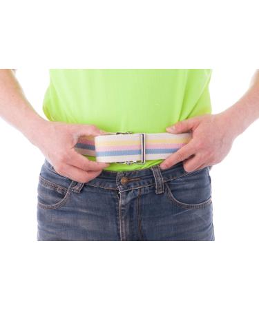 COW&COW Transfer and Gait Belt 60 - Standing Assist Aid for Caregivers - Metal Buckle - Beige Stripes - Pack of 1 - Buy Online on GoSupps.com