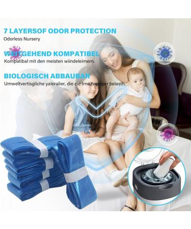 10 Pack Diaper Pail Cassettes - Refill Film for Litterlocker & Tommee Tippee - Thickened Octagonal Diaphragm - Buy Online on GoSupps.com