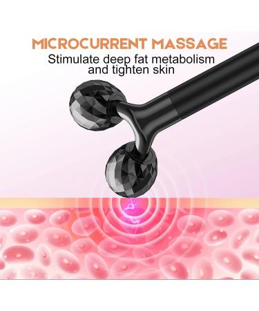 2 in 1 Electric Face Massager Kit - 3D Roller & T Shape Facial Tool Set for Skin Care - Buy Online on GoSupps.com