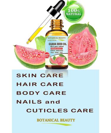 Buy 100% Pure Guava Seed Oil - Unrefined Cold Pressed for Face Skin Hair & Nails | Anti-Aging Vitamin C - 0.5 Fl. Oz. (15 ml - Buy Online on GoSupps.com