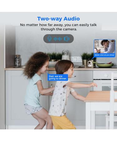 Hiseeu 2K Wireless Security Camera with AI Detection & Night Vision - Indoor CCTV for Home, Baby, Pet - Motion Tracking & Real-Time Alerts - 2.4G WiFi, 2-Way Audio, Siren - CB2 New Version - Buy Online on GoSupps.com