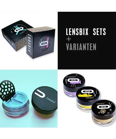 Lensbix Contact Lens Case - Perfect Gift for Contact Lens Wearers | Innovative Lens Storage - Purple Cinema - Buy Online on GoSupps.com