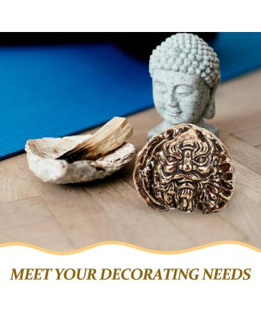 DEARMAMY Hand Exercise Walnut Ball - Vintage Brass & Copper Chinese Decor | Perfect for Fitness & Home Aesthetics - Buy Online on GoSupps.com