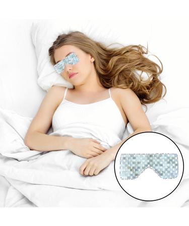 Miaija Jade Eye Mask Natural Jade Eye Cooling Therapy Blindfold Anti Aging Eye Pads Sleep Relax Cover for Puffy Eyes Dark Circles Soothe Eye Fatigue - Buy Online on GoSupps.com