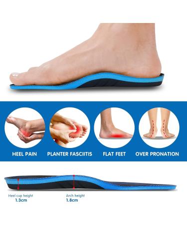 Sushn3D Plantar Fasciitis Insoles | Arch Support Orthotic Inserts | Shock Absorption Running Insoles | XS Size Men 2-6 Women 4-8 - Buy Online on GoSupps.com