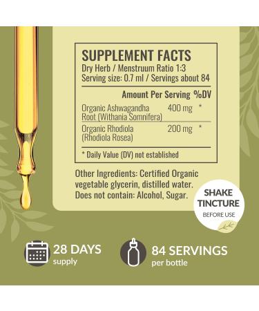 HERBAMAMA Adrenal Support and Super Immune Mushrom Blend Kit - Bundle of Liquid Adrenal Support Complex 2 fl oz & Super Immune Mushroom Drops 4 fl oz - Vegan Non-GMO Sugar & Alcohol-Free - 2 Pack - Buy Online on GoSupps.com