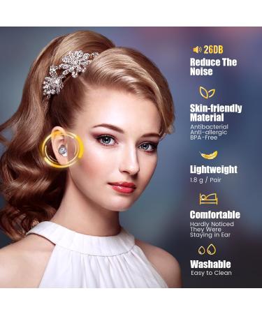 High Fidelity Concert Ear Plugs - Noise Reduction for Music Festivals Musicians & More | 20 dB Hearing Protection - Buy Online on GoSupps.com