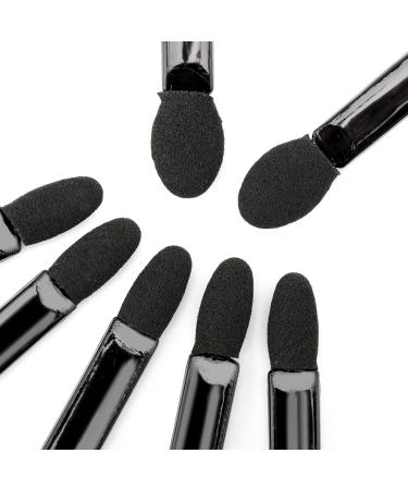 100PCS Disposable Eyeshadow Applicators | Black Sponge Brushes for Eye and Nail Makeup - Buy Online on GoSupps.com