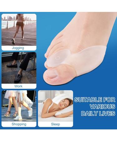 2 Pairs Gel Toe Separators - Bunion Pain Relief & Corrector for Men & Women | Comfortable Toe Spacers for Better Alignment - Buy Online on GoSupps.com
