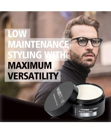 Hair Forming Cream for Men - Medium Hold & Shine Non-Greasy Styling for All Hair Types - 3.5OZ Shaping Cream with Natural Matte Finish - Buy Online on GoSupps.com