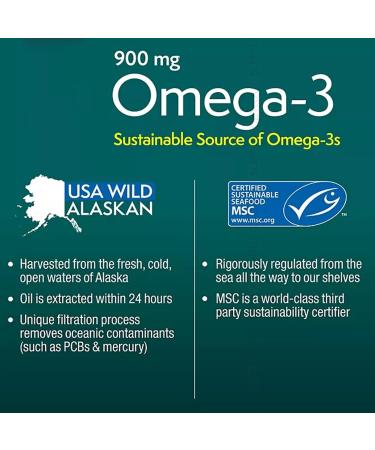 Members Mark Omega 3 Fish Oil (150 Count.) 900 mg Wild Alaskan MSC-Certified Sustainable Supports Heart & Brain Health No Fishy Aftertaste - Buy Online on GoSupps.com