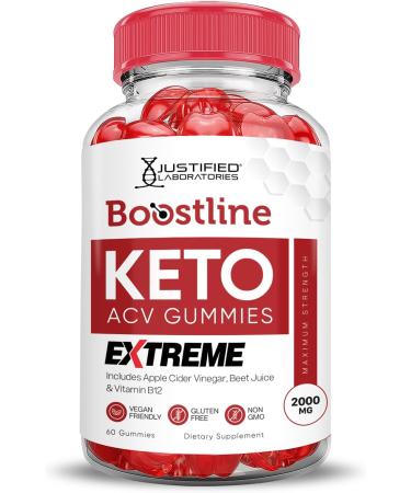  Boostline Keto ACV Gummies 2000MG - Vegan Non-GMO Apple Cider Vinegar with Pomegranate & Beet Juice | 2 Pack (120 Gummies)  - Buy Online on GoSupps.com
