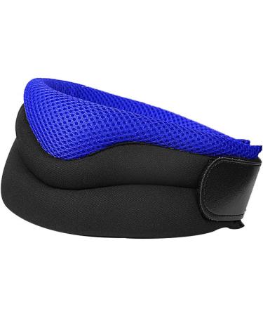 Firulab Neck Support Collar | Soft Sponge Neck Relief Wrap for Men & Women - Ideal for Sleeping Working Traveling - Collarage Blue - Buy Online on GoSupps.com