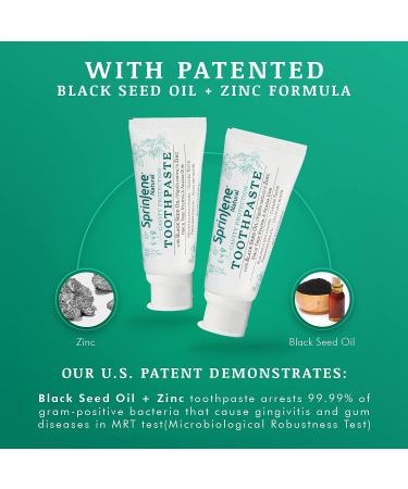 Buy SprinJene Natural SLS Free Toothpaste with Fluoride - Cavity Protection Gum Health & Fresh Breath - Vegan Gluten Free 4 Pack - Buy Online on GoSupps.com