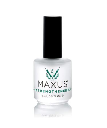 Maxus Nails Strengthener 2.0, Strengthening Nail Polish, Nail Hardener, 0.5 Fluid Ounces