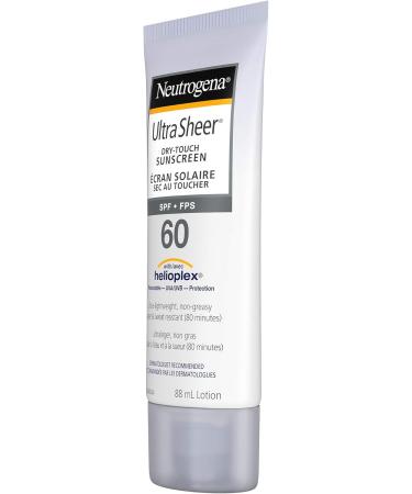 Neutrogena Sunscreen Dry Touch Non-Comedogenic & Water Resistant SPF 60 88mL Travel Size - Buy Online on GoSupps.com