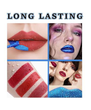 Meilury Lip Stain Set - 5 Colors Peel Off Mask Lip Gloss & Tattoo Tint Matte Lipstick for Long-Lasting Waterproof Stain - Women's Non-Stick Cup Lip Tint (5 Colors) - Buy Online on GoSupps.com