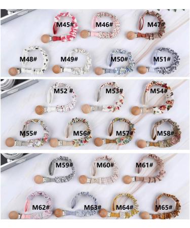 WOWOWO Baby Cotton Pacifier Clip | Newborn Teething Soother & Chewing Dummy Chain - International Shipping Available - Buy Online on GoSupps.com