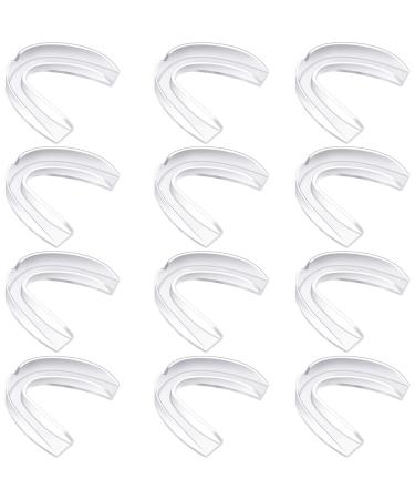 BBTO 20 Pieces Sports Mouth Guards Mouth Protection Athletic Mouth Guard for Kids and Adults Transparent