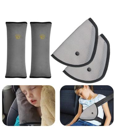 2 belt cushion children gray 2 car belt upholstered seat belt cushion beltchoner children seat belt shoulder pads for car strollers adult trip
