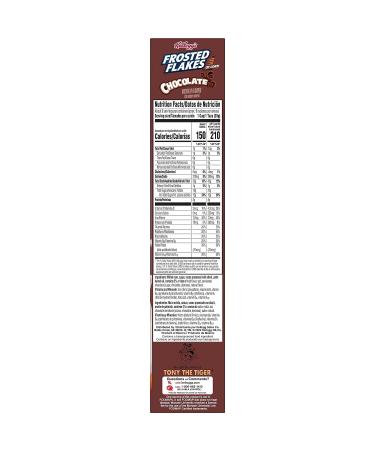 Kellogg's Frosted Flakes Cold Breakfast Cereal  8 Vitamins And Minerals  Kids Snacks  Chocolate  13.7oz Box (1 Box) - Buy Online on GoSupps.com