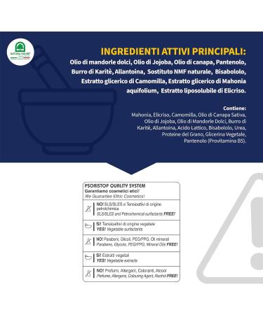  Natura House Natura House PSORISTOP Soothing Moisturizing Protective Scalp Mask Eliminates scalp flaking itching and redness 98.8% natural 200 ml Made in - Buy Online on GoSupps.com
