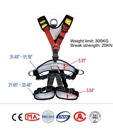 Large Outdoor Tree Climbing Safety Seat Belt - HeeJo Climbing Gear Zy06b - Buy Online on GoSupps.com