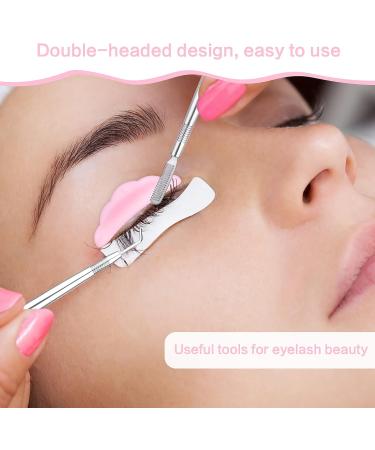 Cobee 52 Pcs Eyelash Lift Tools Set 2 Pcs Stainless Steel Lash Separator Lift Rod Tools with Comb with 50 Pcs Silicone Eyelash Pads Eyelash Perming Curler Kit for Extension Makeup Beauty Tool - Buy Online on GoSupps.com