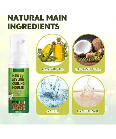 2 pi ces de mousse pour boucles ponges mousse pour boucles ponges mousse de traitement hydratant 2 pi ces x 60 ml cheveux 2 - Buy Online on GoSupps.com