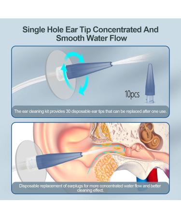 Effective Ear Wax Removal Kit | Manual Ear Cleaning System with Irrigation Flushing & 10 Tips - Buy Online on GoSupps.com