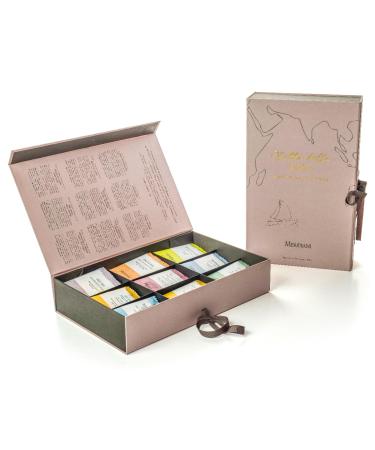 MERIDIANI Meridiani | Tea & Herbal Tea Gift Set | Route des Indes | 45 Tea Filters & Infusions Set 9 Different Flavors | Herbal Tea & Tea Gift Box - (105 Gr)